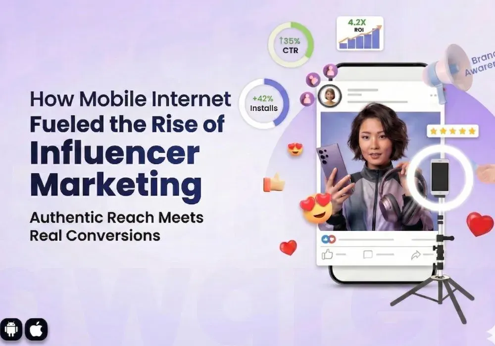 HOW MOBILE INTERNET FUELED THE RISE OF INFLUENCER MARKETING