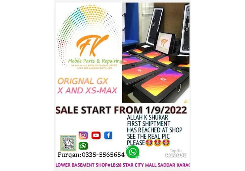 Fk Mobile Parts & Mobile Repairing